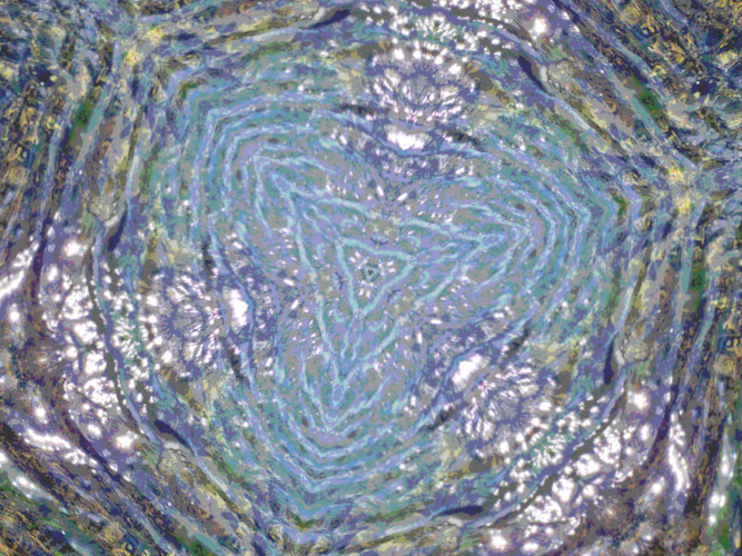 mirrored image of water